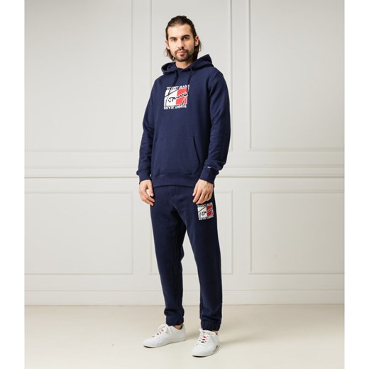 Tommy Jeans Spodnie dresowe Tjm Graphic | Regular Fit Tommy Jeans L okazja Gomez Fashion Store