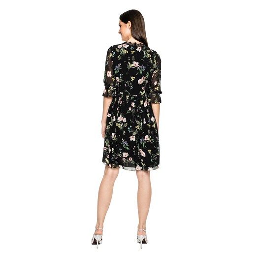 Zwiewna sukienka w kwiaty L`AF LORANA 42 okazja Eye For Fashion