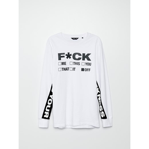 T-shirt męski Cropp z długim rękawem