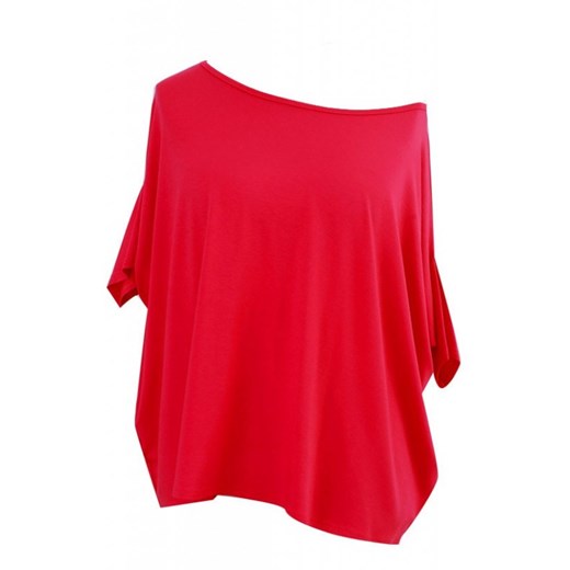 Czerwona bluzka oversize - dagmara Sklep XL-ka