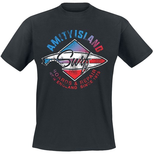 Der weisse Hai - Amity Island - T-Shirt - czarny XL EMP