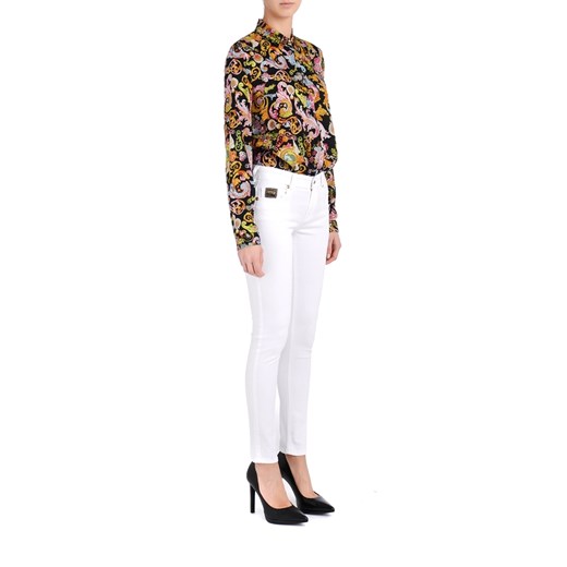 Jeansy damskie Versace Jeans bawełniane casual
