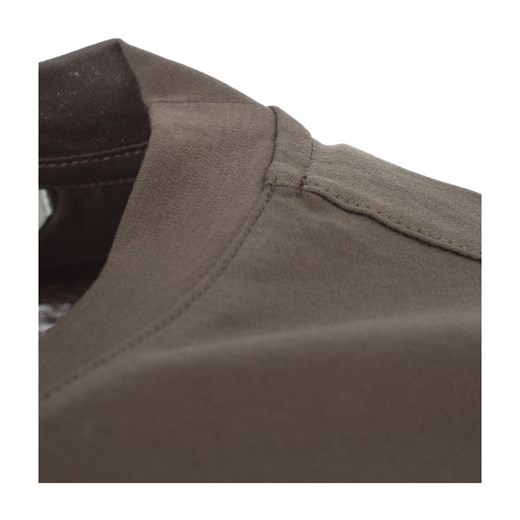 T-shirt męski Z Zegna z krótkimi rękawami brązowy