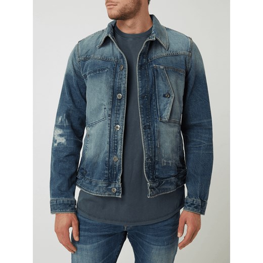 Kurtka jeansowa o kroju slim fit model ‘Scutar’ M Peek&Cloppenburg wyprzedaż