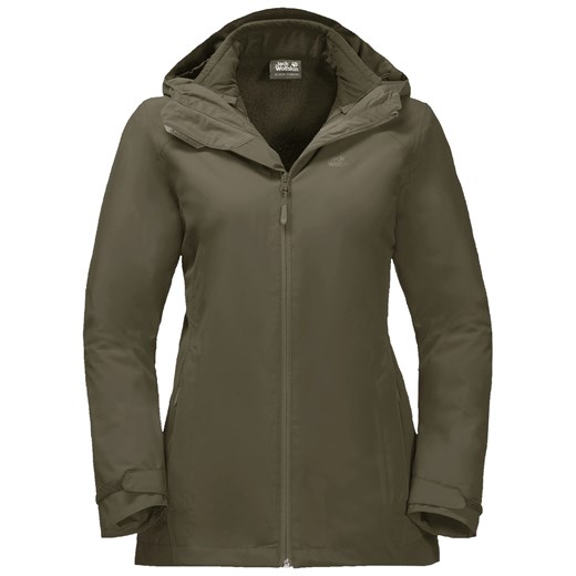 Kurtka damska Autoryzowany Sklep Jack Wolfskin z dzianiny krótka