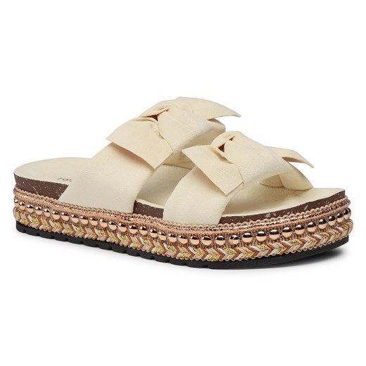 Espadryle damskie DeeZee bez zapięcia z tworzywa sztucznego płaskie