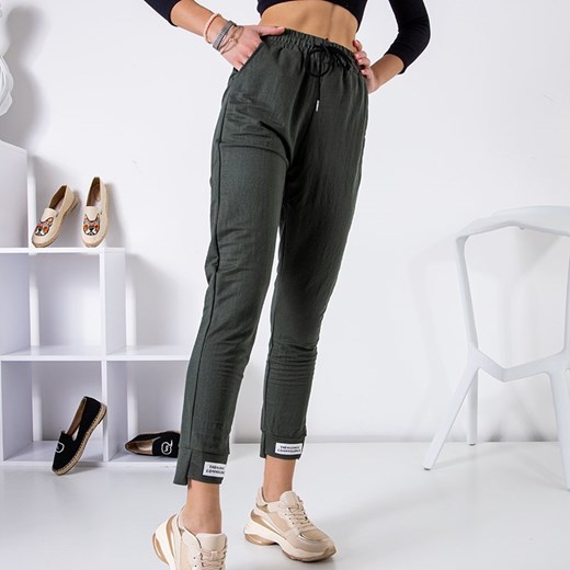 Spodnie damskie szare Royalfashion.pl