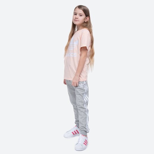 Bluzka dziewczęca Adidas Originals z bawełny z krótkim rękawem