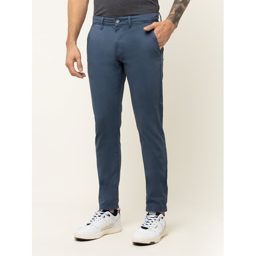 Pepe Jeans Spodnie materiałowe Charly PM210992 Granatowy Slim Fit Pepe Jeans 33_32 wyprzedaż MODIVO