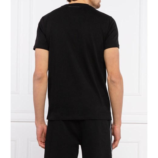 T-shirt męski Karl Lagerfeld w nadruki
