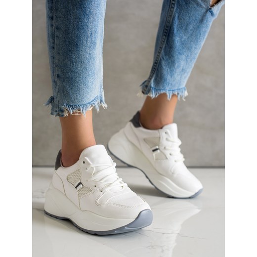 Buty sportowe damskie CzasNaButy sneakersy sznurowane