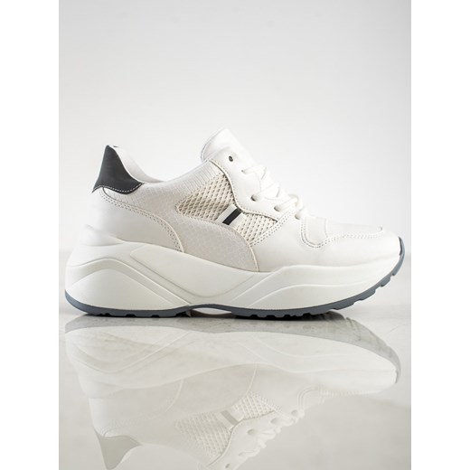Buty sportowe damskie CzasNaButy sneakersy sznurowane na wiosnę