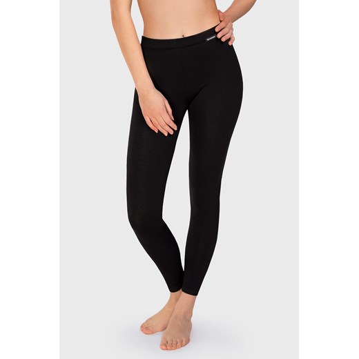 Damskie legginsy bawełniane Katia czarny Mrsfitness M Astratex