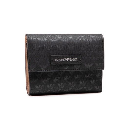 Emporio Armani Mały Portfel Damski Y3H185 YFH1E 81386 Czarny Emporio Armani 00 MODIVO