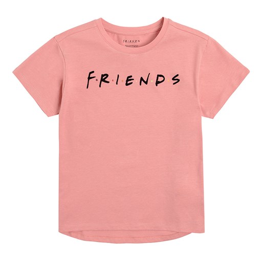 Cool Club, T-shirt dziewczęcy, jasnoróżowy, Friends Cool Club 158 smyk