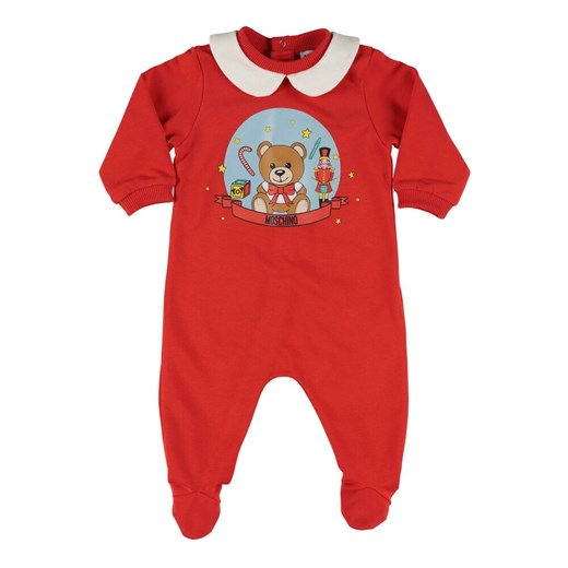 Teddy Bear Christmas Sweatshirt romper Moschino 3-6m showroom.pl