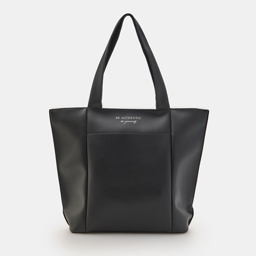 Sinsay - Torba shopper - Czarny Sinsay Jeden rozmiar Sinsay