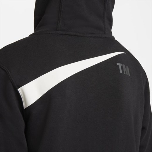 Dzianinowa bluza z kapturem i zamkiem na całej długości dla dużych dzieci Nike S Nike poland
