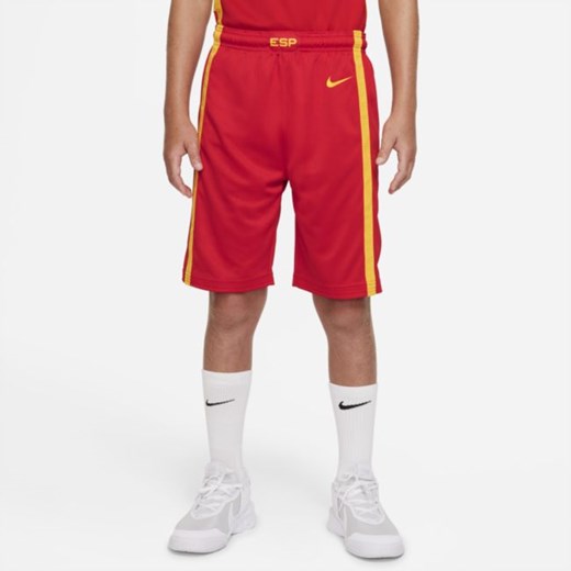 Spodenki do koszykówki dla dużych dzieci Nike Hiszpania (wersja wyjazdowa) - Nike L Nike poland