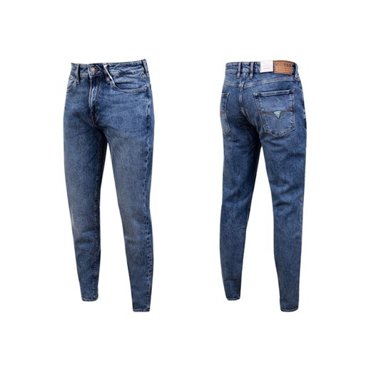 GUESS SPODNIE JEANSOWE MĘSKIE VINTAGE DRAKE BLUE M1GA37D47I7 JOSH - Rozmiar: 34 Guess 36 messimo wyprzedaż
