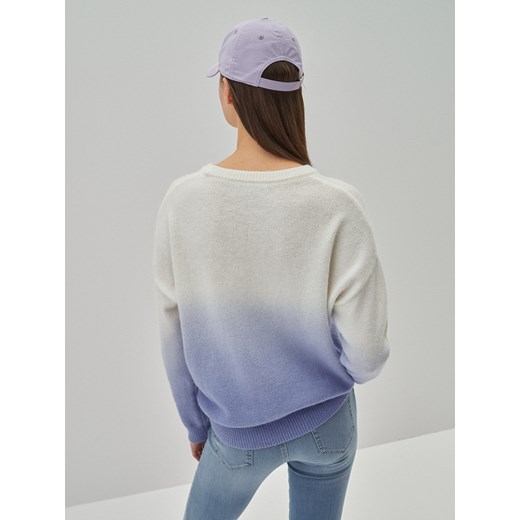 SWETER DAMSKI CIENIOWANY FIOLETOWY OMBRA 500 XS/S Big Star