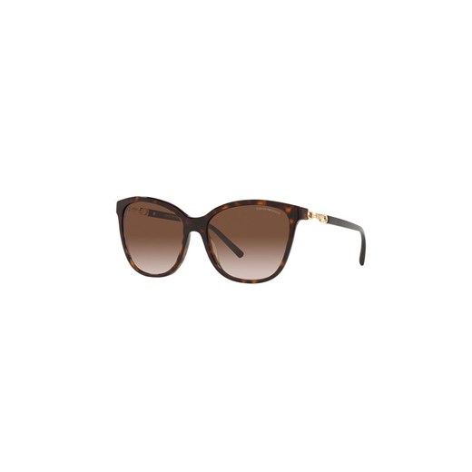 Emporio Armani Okulary przeciwsłoneczne damskie kolor brązowy Emporio Armani 57 ANSWEAR.com