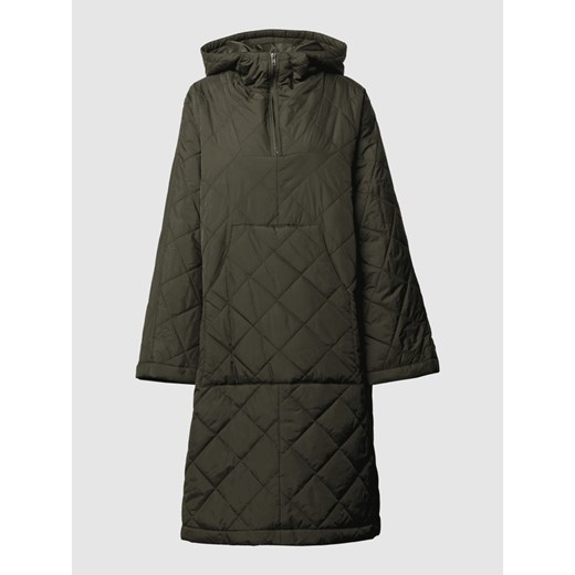 Płaszcz o kroju oversized zakładany przez głowę z pikowaniem i kapturem One Size okazja Peek&Cloppenburg