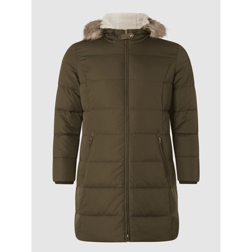 Płaszcz puchowy PLUS SIZE ze sztucznym futrem XXL Peek&Cloppenburg