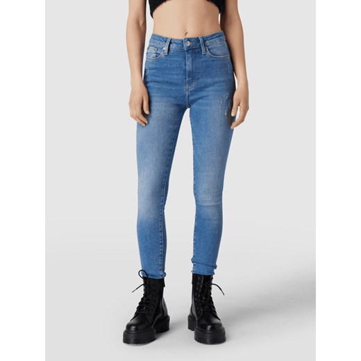 Jeansy o kroju skinny fit z efektem znoszenia Tommy Hilfiger 28/30 Peek&Cloppenburg
