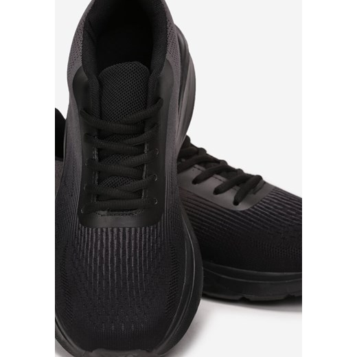 Czarno-Szare Buty Sportowe Chionothea 43 born2be.pl