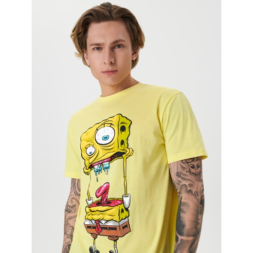 Sinsay Koszulka SpongeBob Żółty