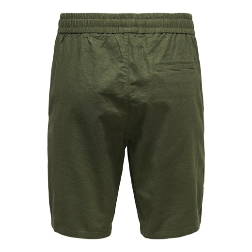 Bermudy w kolorze oliwkowym Only & Sons M Limango Polska okazja