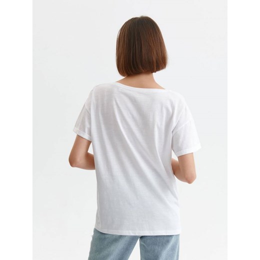 Luźny t-shirt damski z kolorowym nadrukiem Top Secret 34 okazja Top Secret