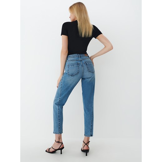 Mohito - Jeansy boyfriend fit - Niebieski Mohito 42 Mohito
