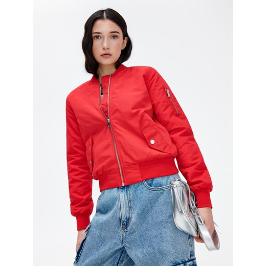 Cropp - Czerwona kurtka bomber - Czerwony Cropp L Cropp