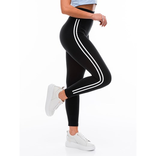 Spodnie damskie legginsy 190PLR - czarne Edoti.com XL/XXL Edoti