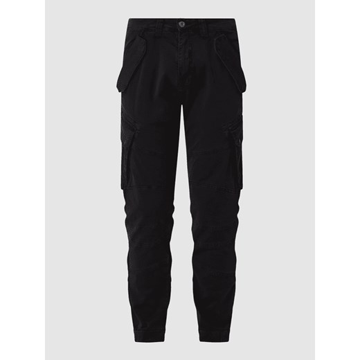 Spodnie cargo z detalami z logo model ‘COMBAT’ Alpha Industries 36 Peek&Cloppenburg