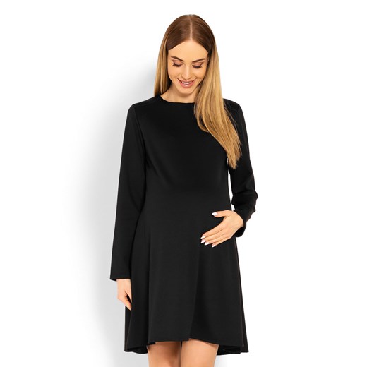 Sukienka Ciążowa Model 1359C Black - PROMOCJA (L/XL) Peekaboo L/XL okazja DobraKiecka
