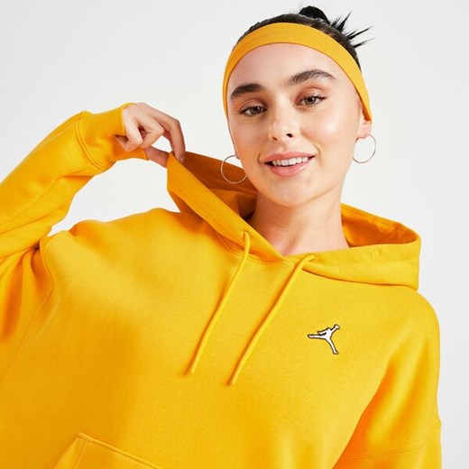 JORDAN BLUZA Z KAPTUREM W J FLT FLC HOODIE CORE MUSZTARDOW DQ4458-705 Jordan M wyprzedaż JD Sports