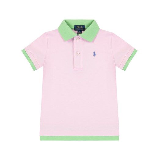 Polo Ralph Lauren Polo Layered 312793937 Różowy Regular Fit Polo Ralph Lauren 122 okazja MODIVO