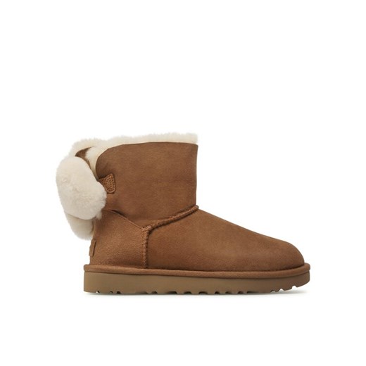 Ugg Buty W Mini Bailey Fuzzy Bow 1132018 Brązowy 41 wyprzedaż MODIVO