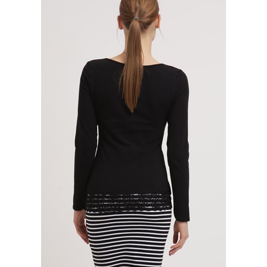 Zalando Essentials Bluzka z długim rękawem black zalando czarny bawełna
