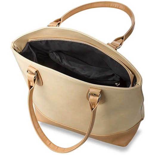 ZARKA SHOPPER BAG ŁÓDKA DUŻA - CAMEL world-style-pl brazowy casual