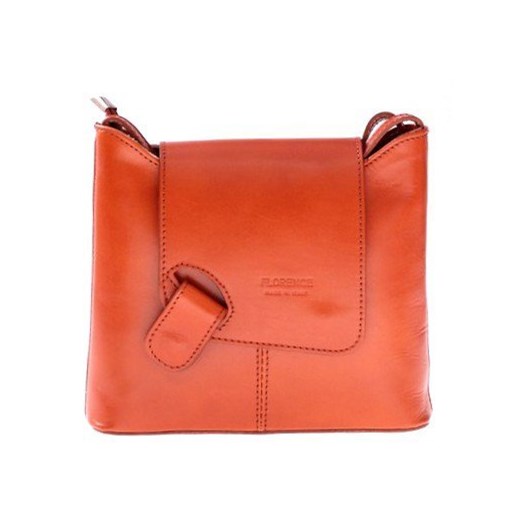 Skórzana Torebka listonoszka florence collection Ruda (kolory)