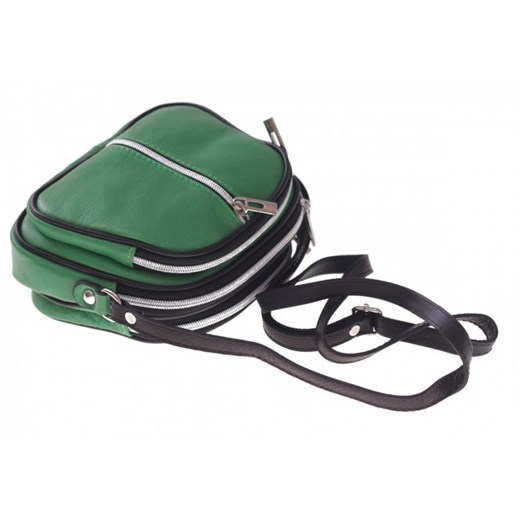 Bestseller Torebki skórzane Listonoszki Super Cena Zielona (kolory) zielony Genuine Leather PaniTorbalska
