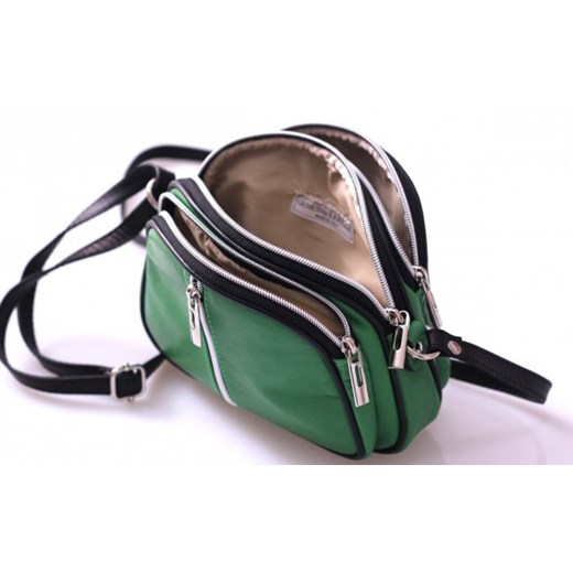 Bestseller Torebki skórzane Listonoszki Super Cena Zielona (kolory) zielony Genuine Leather PaniTorbalska