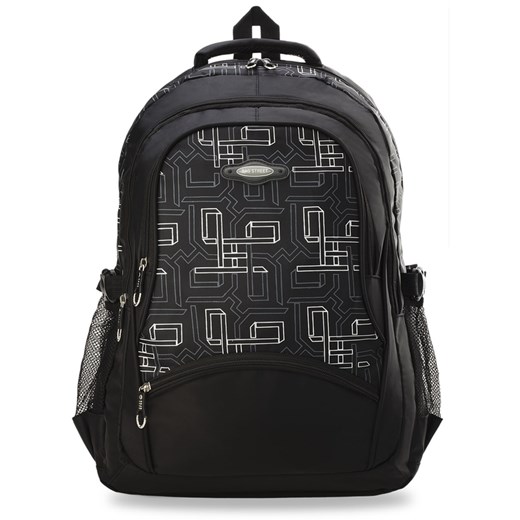 PLECAK MĘSKI BAG STREET SZKOLNY MŁODZIEŻOWY czarny Bag Street world-style.pl