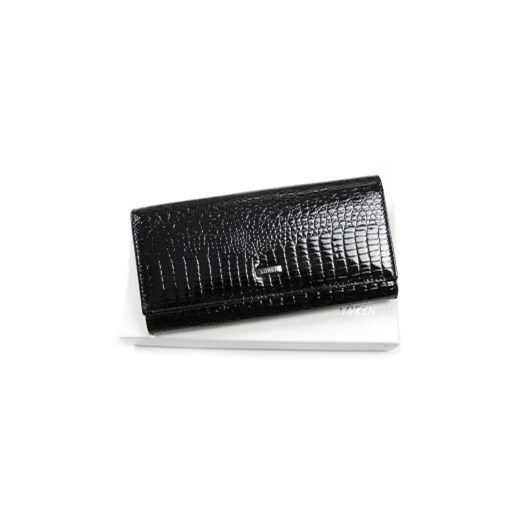 Portfel damski skórzany Loren 72401 RS BLACK Loren Galmark
