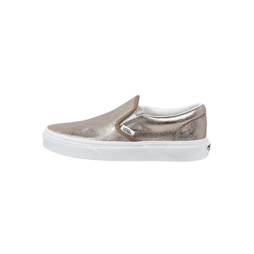 Vans CLASSIC Półbuty wsuwane metallic bronze
