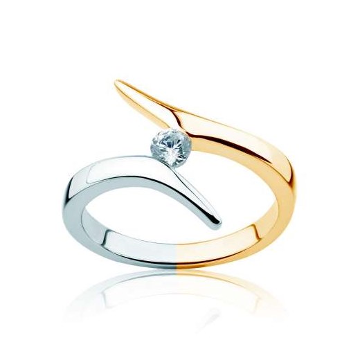 Obrączki ślubne: białe złoto, półokrągłe, 3 mm